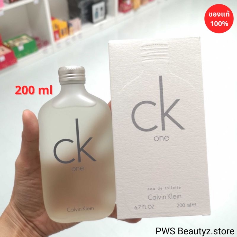 SL ของแท้💯 Calvin Klein Ck One EDT 200 ml (New) #ลดราคา น้ำหอมใช้ได้ทั้งผู้หญิงและผู้ชาย
