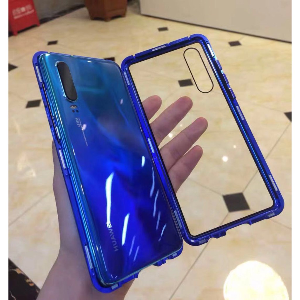 A001 #CASE PHONE FOR SAMSUNG J4/J6PLUS A10/30 S8/9/10PLUS, S7EDGE,NOTE8/9/10 เคสแม่เหล็ก ประกบ (กระจ