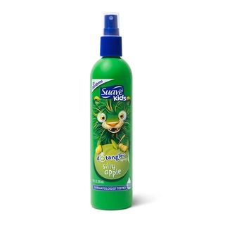 Suave Kids Detangler Spray For Tear-Free Styling  กลิ่น Silly Apple ผลิตภัณฑ์จัดแต่งทรงผมสำหรับเด็ก นำเข้า USA แท้ 100%