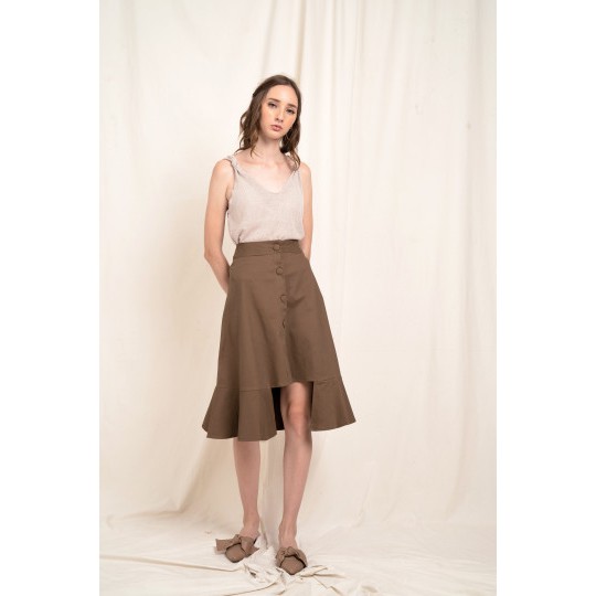 กระโปรง Jolene AMARANTE สี Choco Brown