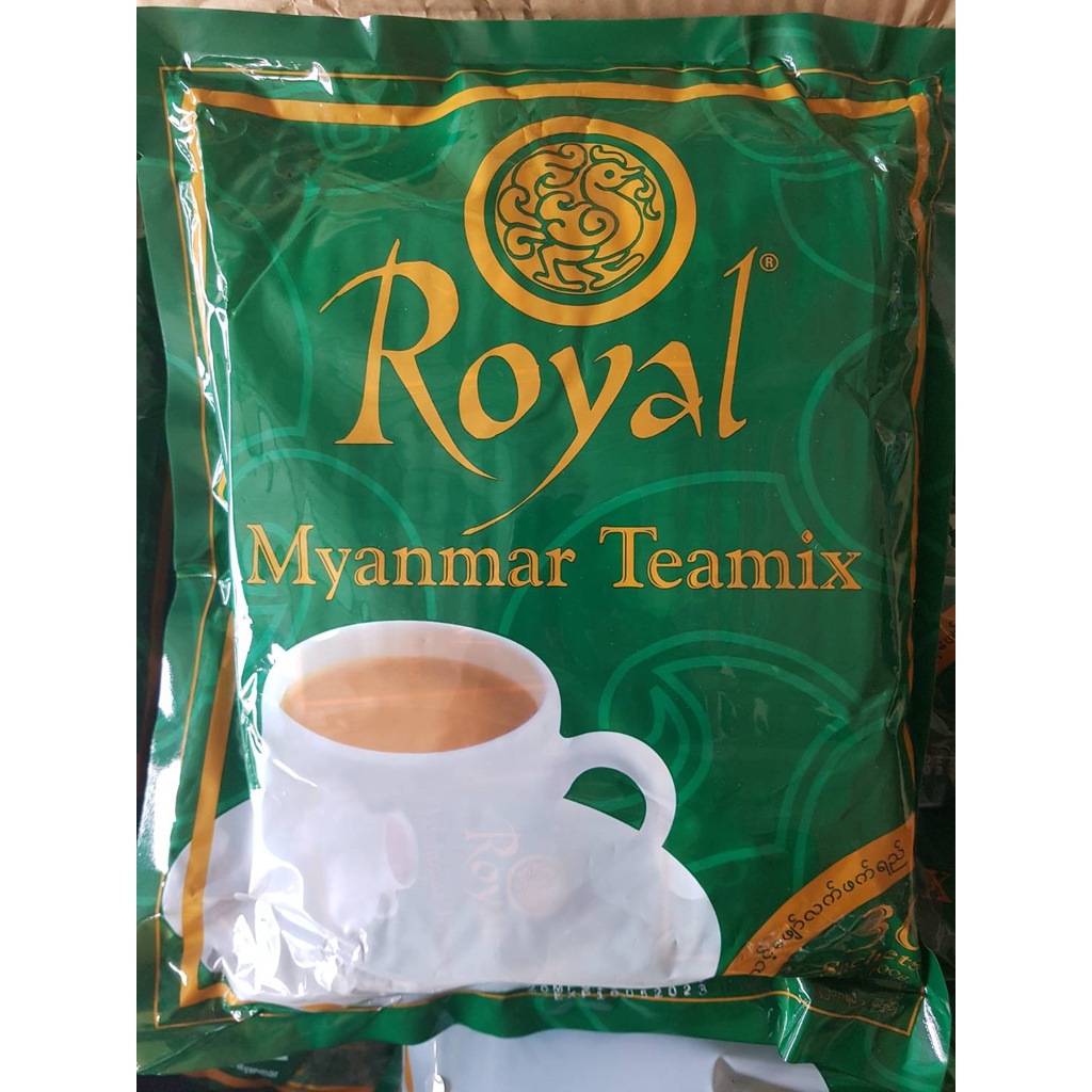 ชาพม่า ชาร้อน3in1 ชานม Royal tea mix หมดอายุ 5/06/25668ชาพม่าราคาถูก รสชาติเข้มข้น หอมกลิ่นชาแท้ (แพ็ค 30 ซอง)