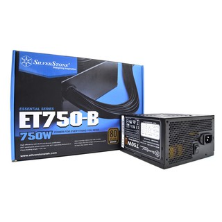 SILVERSTONE ESSENTIAL ET750-B 750W 80 PLUS BRONZE *พาวเวอร์ซัพพลาย (SST-ET750-B)