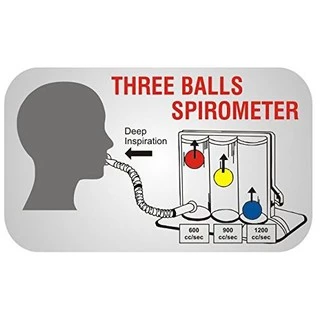 MFLAB Spirometers 1200 ml. เครื่องบริหารปอด บริหารปอด