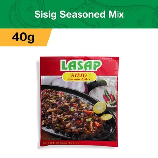 Lasap Sisig Seasoned Powder 40g ซีสิก ผงปรุงรสเมนูกระทะร้อน ฟิลิปปินส์ อร่อยมาก