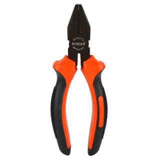 pliers NICKEL-COATED LINESMAN PLIER KINZO 6” Hand tools Hardware hand tools คีม คีมปากจระเข้ชุบนิกเกิลดำ KINZO 6 นิ้ว เค