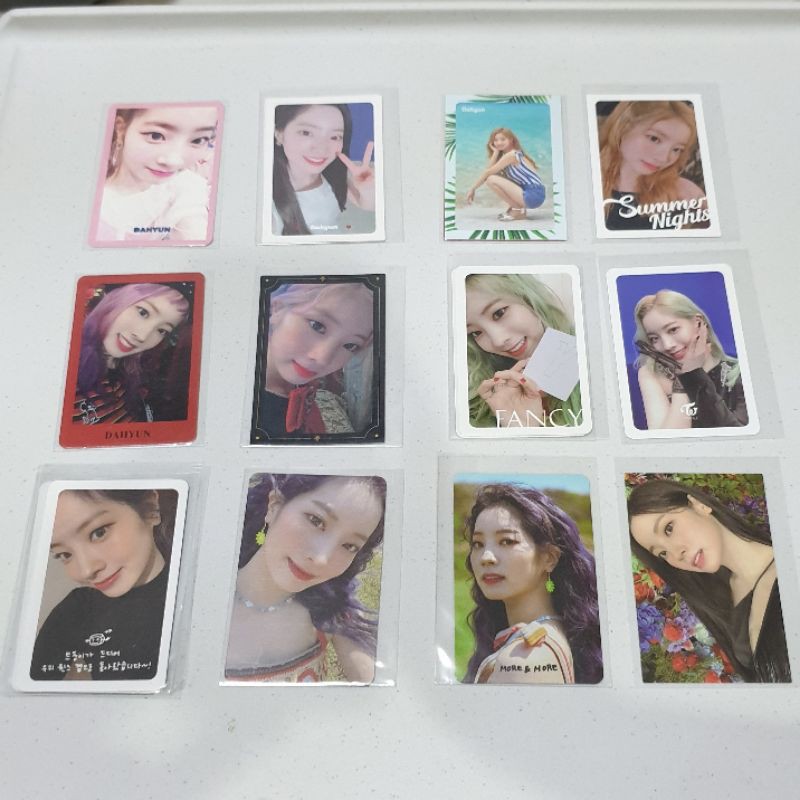 TWICE PHOTOCARD OFFICIAL MEMBER DAHYUN