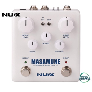 NUX Effect Guitar Verdugo Masamune เอฟเฟคกีตาร์ - Booster and Compressor Pedals จัดส่งฟรี