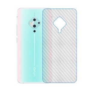 ฟิล์มหลัง เคฟล่าใส kevlar For VIVO Y30 Y50 V17 V17Pro Y11 Y12 Y15 Y17 Y19 Y3  S1 S1Pro Nex3 V19 ฟิล์มใสลายเคปล่ากันรอย