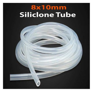 1 เมตร ท่อซิลิโคน 8x10mm.Silicone Flexible Tube