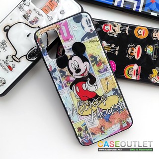 เคส Oppo A92 3D นูน ลายการ์ตูน 3มิติ Snoopy สนูปปี้ มิ๊กกี้ micket Paul Frank