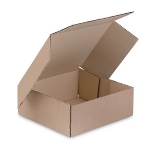 กล่องเค้กลูกฟูก ขนาด 30 x 30 x 15.5 cm แบบไม่มีหน้าต่าง แพ็ค 5ใบ