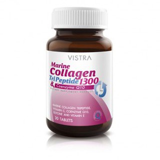 วิสทร้า มารีน คอลลาเจน 1,300 มก. พลัส 30 เม็ด/ VISTRA MARINE COLLAGEN 1,300 MG PLUS 30 CAPS