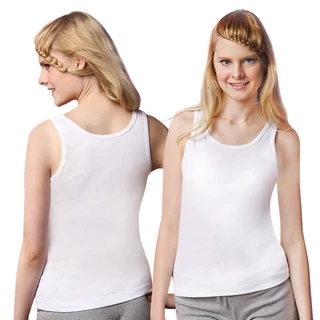 Cherilon เชอรีล่อน เสื้อกล้าม ซับใน ผู้หญิง ยืดผู้หญิง ผ้าฝ้าย 100% นุ่ม บางสบาย ไม่มีบรา สีพื้น 3 สี OTIB-VCT2