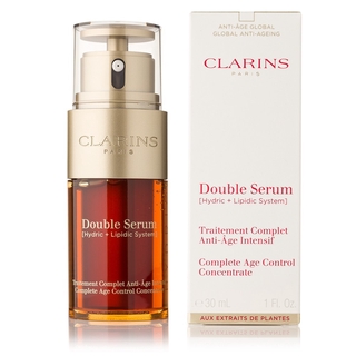 CLARINS DOUBLE SERUM Hydric+Lipidic System 30ml. เซรั่มบำรุงผิวหน้า