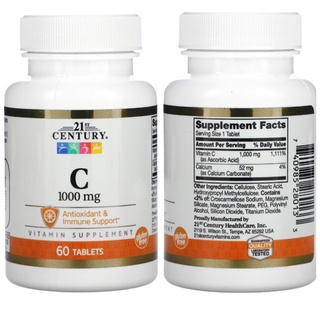 21st Century Vitamin C 1,000 mg 60เม็ด