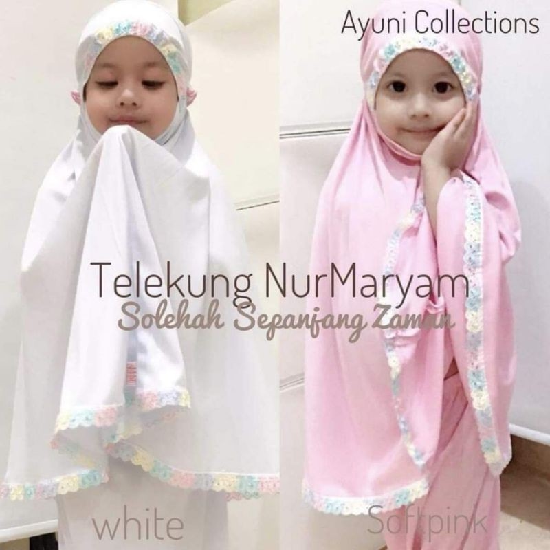 Telekung NurMaryam (KIDS & ADULTS)
