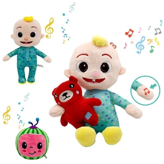 Kawaii ตุ๊กตาหมีโคคอมเมล่อน มีเสียงเพลง ของเล่นเสริมการศึกษาเด็ก ซื้อ 1 หมี แถมฟรี 1 เชือกรัดผม