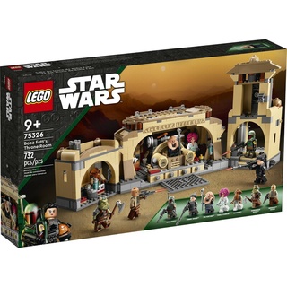 LEGO Star Wars Boba Fett’s Throne Room 75326 Building Kit for Kids Aged 9