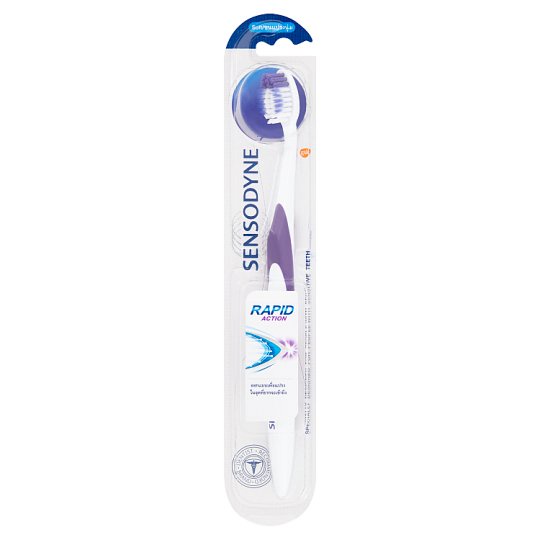 Sensodyne เซ็นโซดายน์ แปรงสีฟัน รุ่นแรพพิด แอคชั่น ขนแปรงนุ่ม 1 ด้าม (8851007121852)