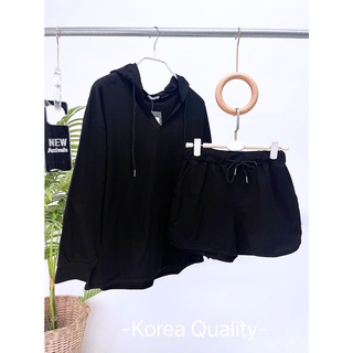 เซตเสื้อฮู้ดกางเกงขาสั้น HOODIE SHORTS SET