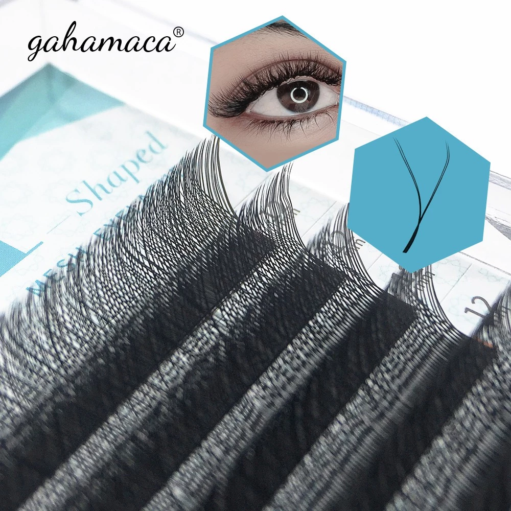 GAHAMACA YY ขนตาปลอม 0.07 C/D ขนตานุ่ม สวย ขนตาyy ตาปลอมธรรมชาติ แบบมืออาชีพ Mink Cilia ขนตา y