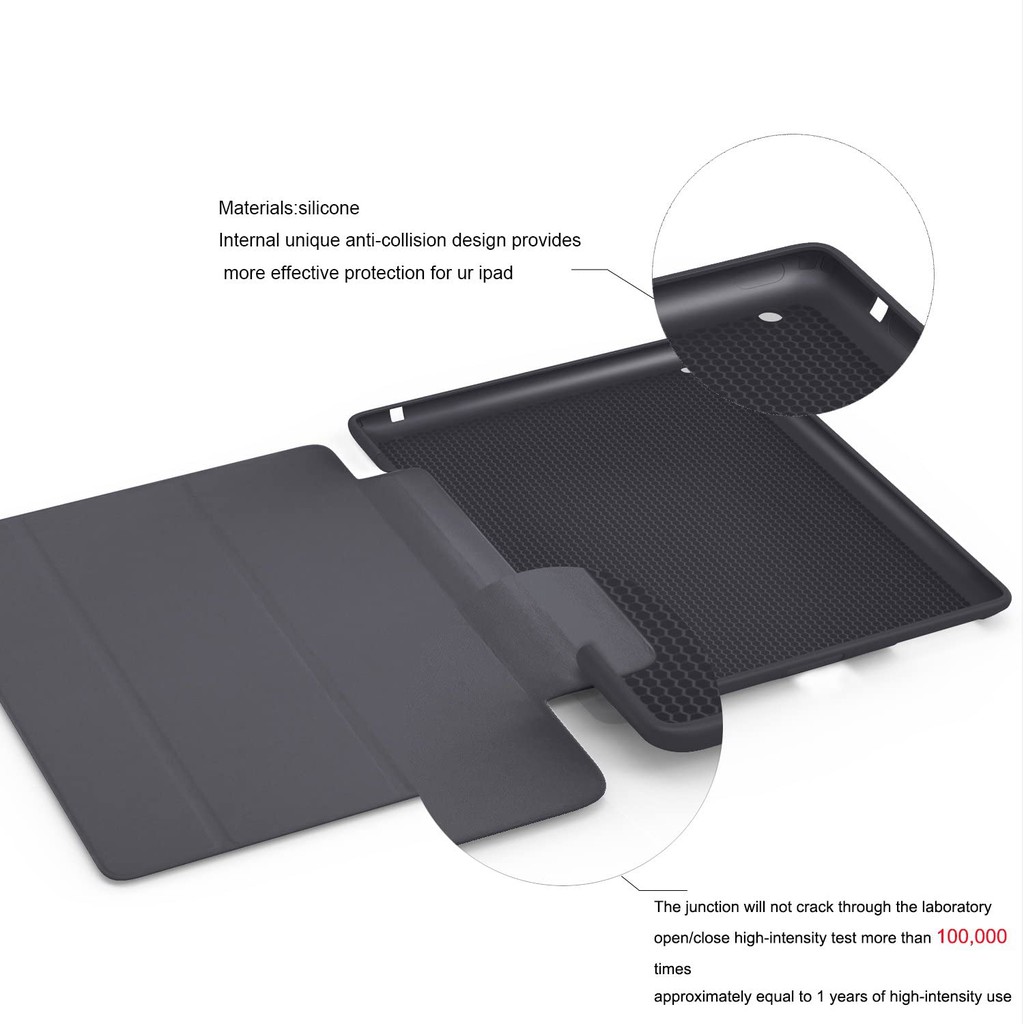 เคสฝาพับ สำหรับ ไอแพด รุ่น 2 /3 /4 Smart Case Foldable Cover Stand For iPad 2 / 3 / 4 (9.7) - รูปที่ 5