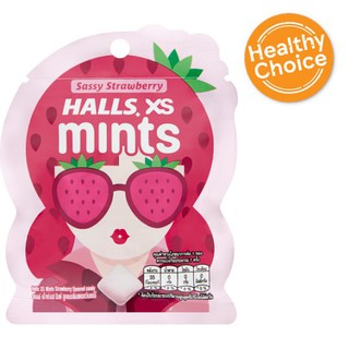 ฮอลล์ เอ็กซ์เอส มินต์ ลูกอมกลิ่นสตรอว์เบอร์รี 9กรัม ลูกอม Halls XS Mints Strawberry Flavored Candy 9g กลุ่มขนมขบเคี้ยว เ