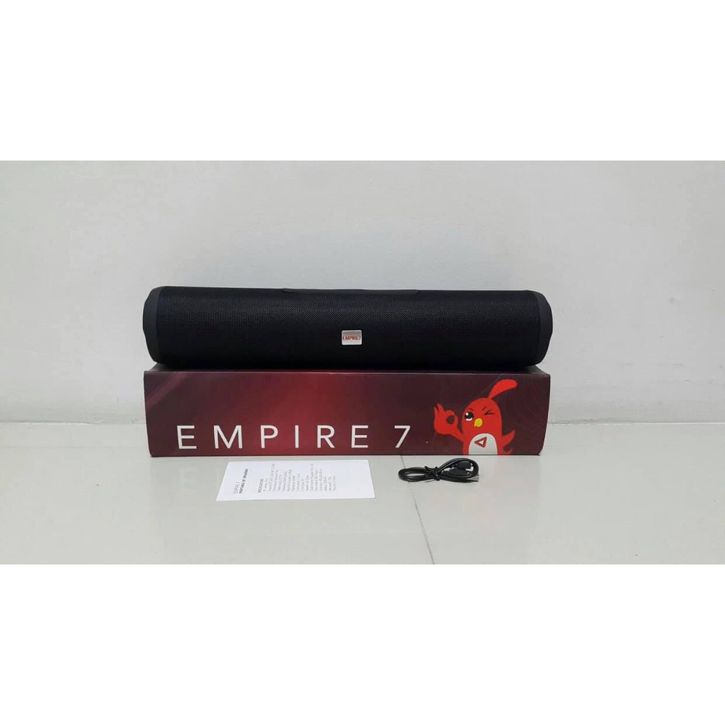 ลำโพงบลูทูธ Empire7 สีดำ