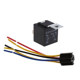 อุปกรณ์รถRelay Dc 12v 40 A 5 Pin ฟิวส์ยานยนต์ยานยนต์กันน้ํา