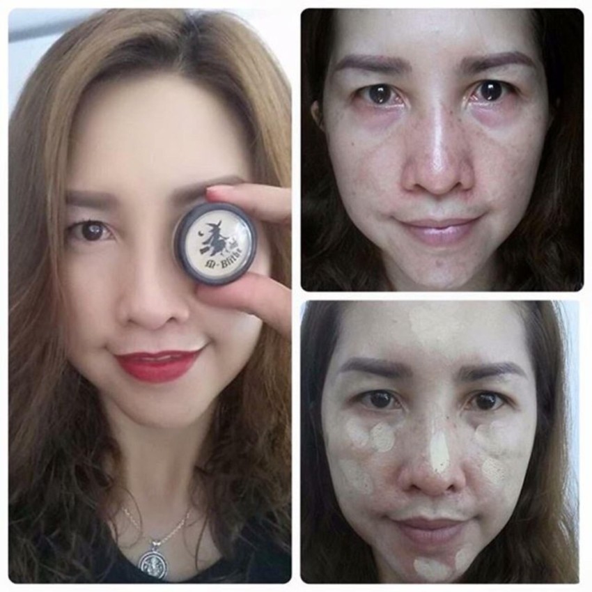 ﻿mblithe concealer คอนซีลเลอร์ คอนซีลเลอร์ แม่มด ครีมรองพื้น แม่มด No.01 Honey ผิวขาว (2ตลับ)