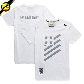 Miamibay T-shirt เสื้อยืด รุ่น Forces แฟชั่น คอกลม ลายสกรีน ผ้าฝ้าย cotton ฟอกนุ่ม ไซส์ S M L XL