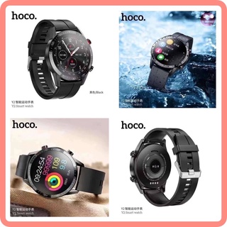 Hoco Y2 แท้100%  นาฬิกาสมาร์ทวอทซ์ smart watch ดีไซน์สวย ทรงกลม ฟังก์ชั่นเยอะ ใส่ออกกำลังกาย นับอัตราหัวใจ เชื่อมบลูทูธ