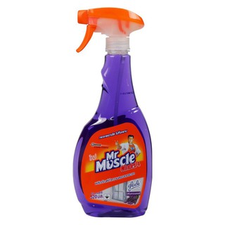 น้ำยาเช็ดกระจก MR.MUSCLE ลาเวนเดอร์ 520 มล.  GLASS CLEANER MR.MUSCLE 520ML