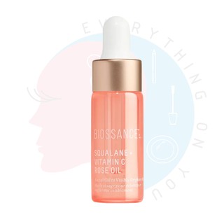 [พร้อมส่ง] *ขนาดทดลอง* Biossance Squalane + Vitamin C Rose Oil 4 ml