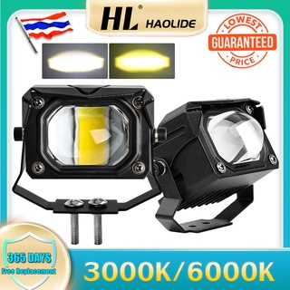 HL 3" 12D 2PCS LED Work Light Bar 12000LM Spotlight 12V 24V 6000K 3000K Offroad Fog light For Moto ATV Car Trucks SUV