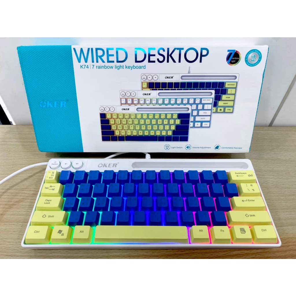 Oker keyboard   รุ่น K74