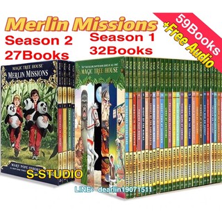 Magic Tree House Merlin Missions 27books Magic Tree House 31 +1（workbook）เล่ม 32books หนังสือภาษาอังกฤษ