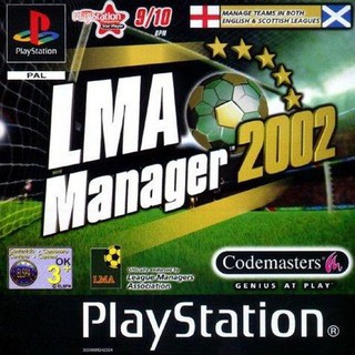 LMA MANAGER 2002 [PS1 EU : 1 Disc]