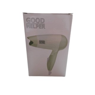 ไดร์เป่าผม Hair dryer Good helper สีเขียว รุ่นHD-F084