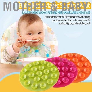 Mother &amp; Baby Kids Magic Suction Mat Double-sided Suckers Anti-slip Plate Bowl Cutlery Placemat