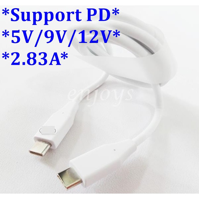(PD 2.0) สายเคเบิล 18W USB-C Type C เป็น Type C LG Nexus 5X 6P Google Pixel 4 3 4a 2 XL Asus ROG Phone 2
