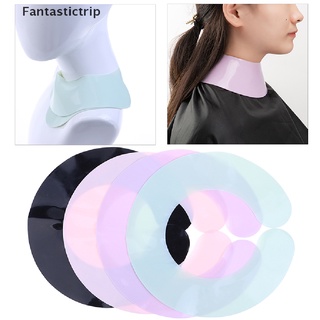 Fantastictrip ร้านเสริมสวย แผ่นรองไหล่ คอ ซิลิโคน แผ่นตัดผม ปก สีย้อมผม เครื่องมือจัดแต่งทรงผม แฟชั่น