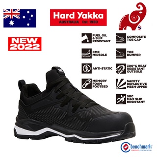 ีรองเท้าเซฟตี้ HARD YAKKA Y60337 ICON Safety Shoe Black