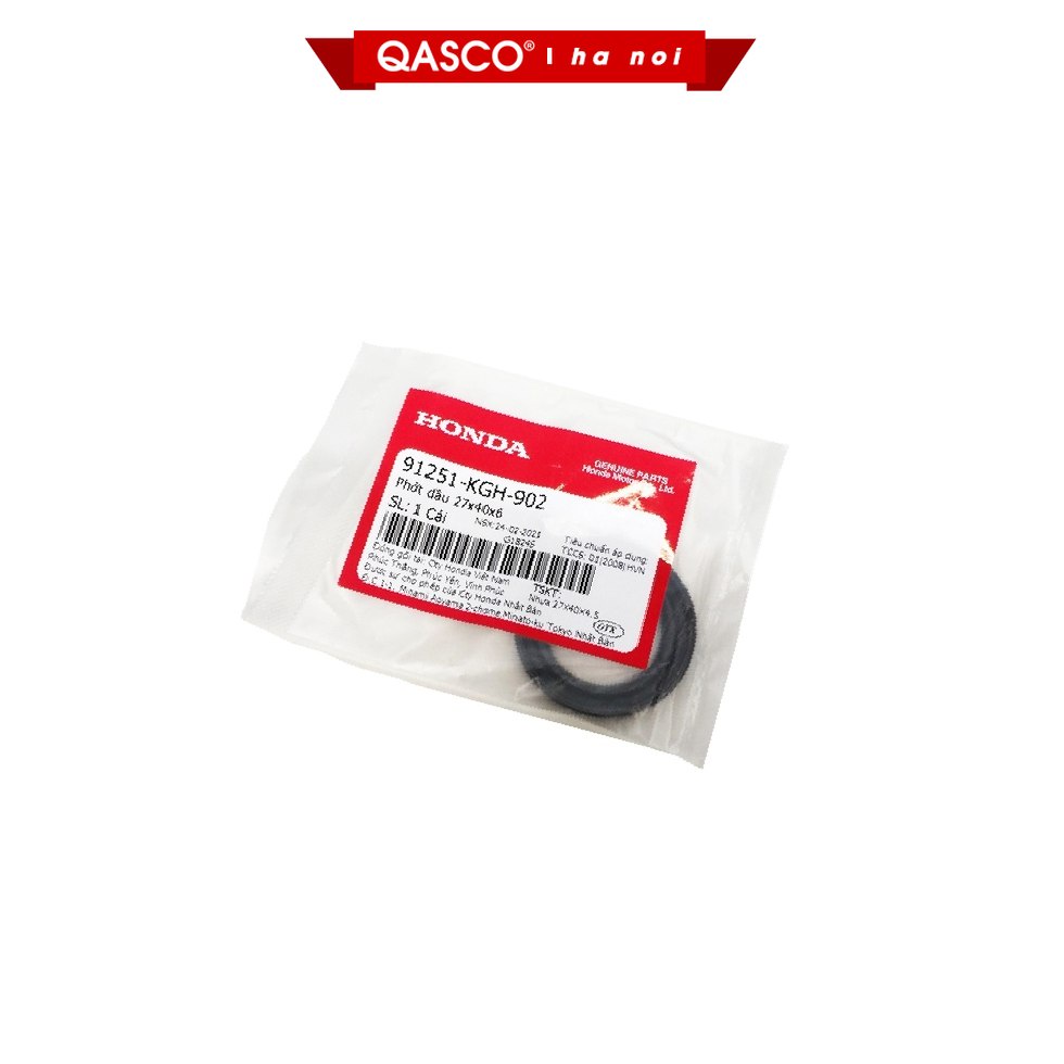 HONDA 91251KGH902_ซีลน้ํามัน HONDA ขนาด 27x40x6 TASCO อะไหล่มอเตอร์ไซค์_H161