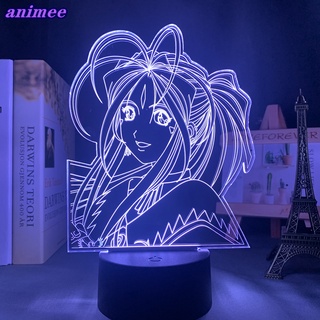 Oh My Goddess Belldandy โคมไฟกลางคืน Led ลายการ์ตูนอนิเมะ 3d สําหรับตกแต่งห้องนอน ของขวัญวันเกิด