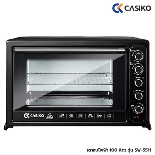 CASIKO รุ่น SW5511 เตาอบไฟฟ้า ความจุ 100 ลิตร สีดำ เตาอบ ตู้อบ