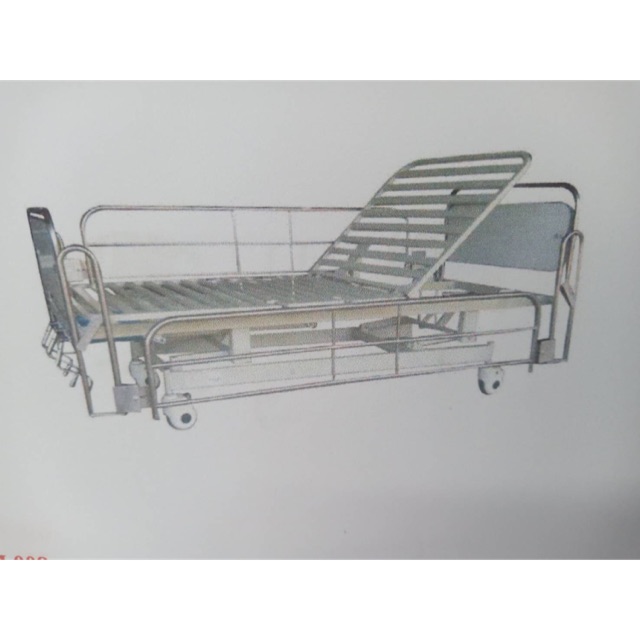 เตียงผู้ป่วย Bm008 3 ไกร์ มืแหมุน