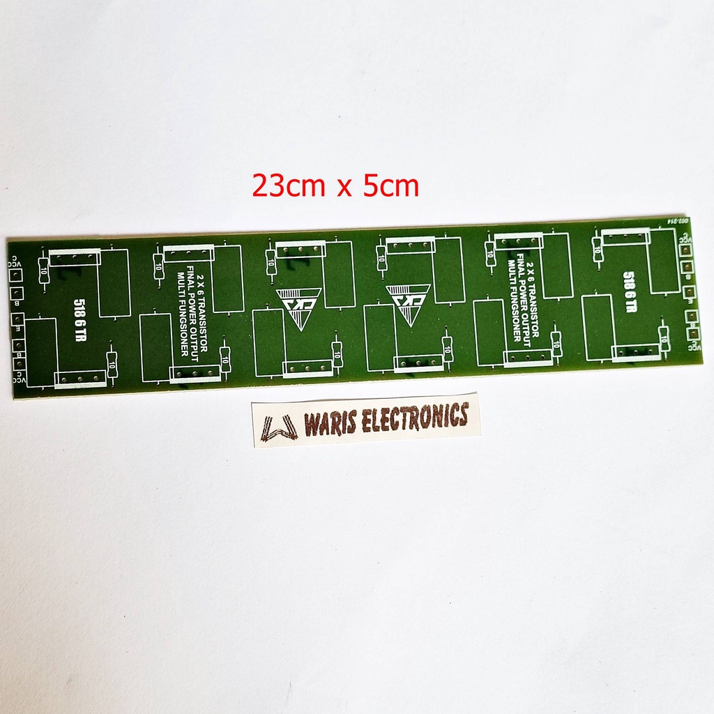PCB TR ทรานซิสเตอร์สุดท้าย 6 ชุด 2 x 6 สาย 23 ซม. CKJ 518 6 TR