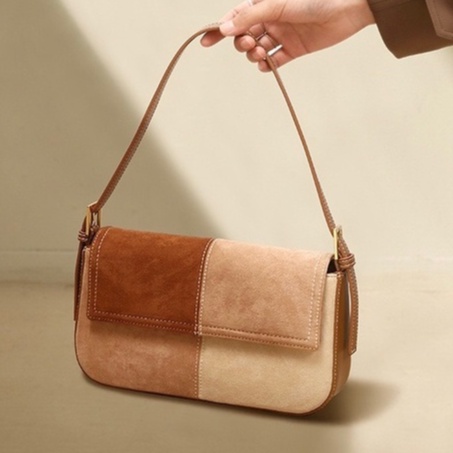 Scone bag กระเป๋าถือ สะพายไหล่ สีน่ารักกก ใบเดียวจัดมาแบบไล่สี มีสายสะพายยาว กระเป๋าสะพายข้าง