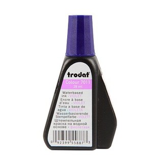 หมึกเติมตรายาง 28 มล. สีม่วง โทรดัท TR-7011/Rubber Stamp Refill Ink 28 ml. Purple Trodat TR-7011